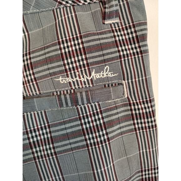 Travis Mathew Pants Mens 32 Plaid Casual Golf Leisure Performance Active Slacks - Picture 7 of 7